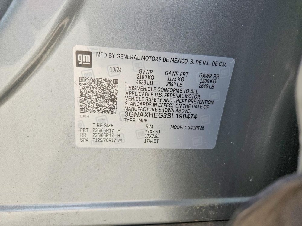 2025 CHEVROLET EQUINOX damage photo 13